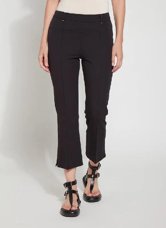 women's corduroy pantsCropped Amanda Bootcut - Black (25" Inseam)