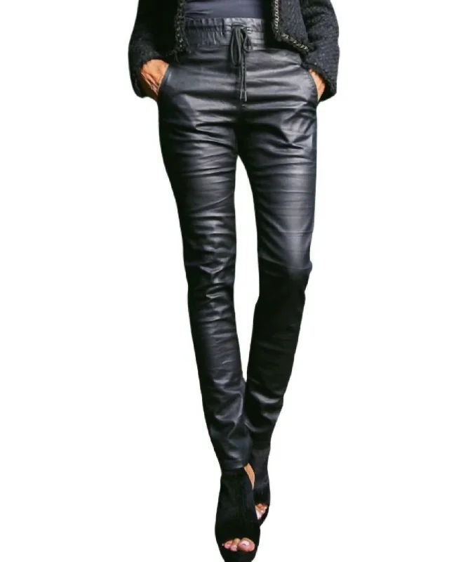 women's spandex pantsShely Pant In Black Vegan