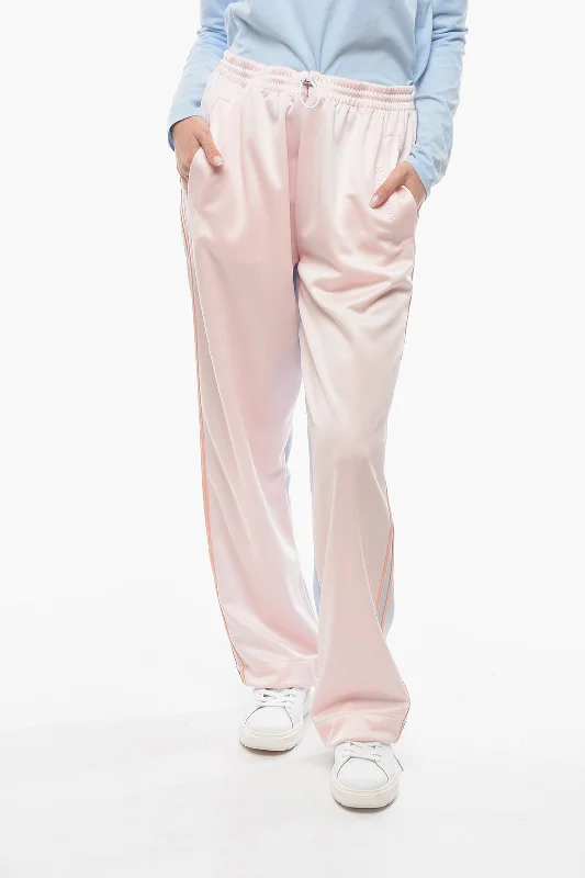 women's satin pantsKhrisjoy Colorblock-jersey Joggers with Contrasting Bands