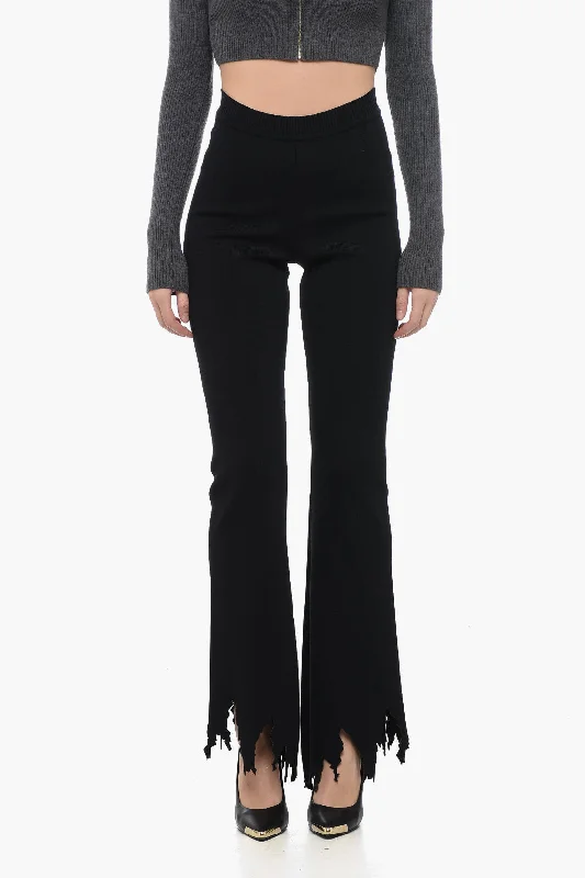 women's fall pantsJ.W.Anderson Stretchy High Waist Pants with Laser-Cut