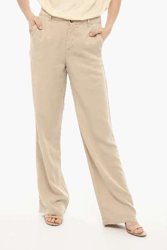 women's reversible pantsWoolrich Single Pleat Flared Pants