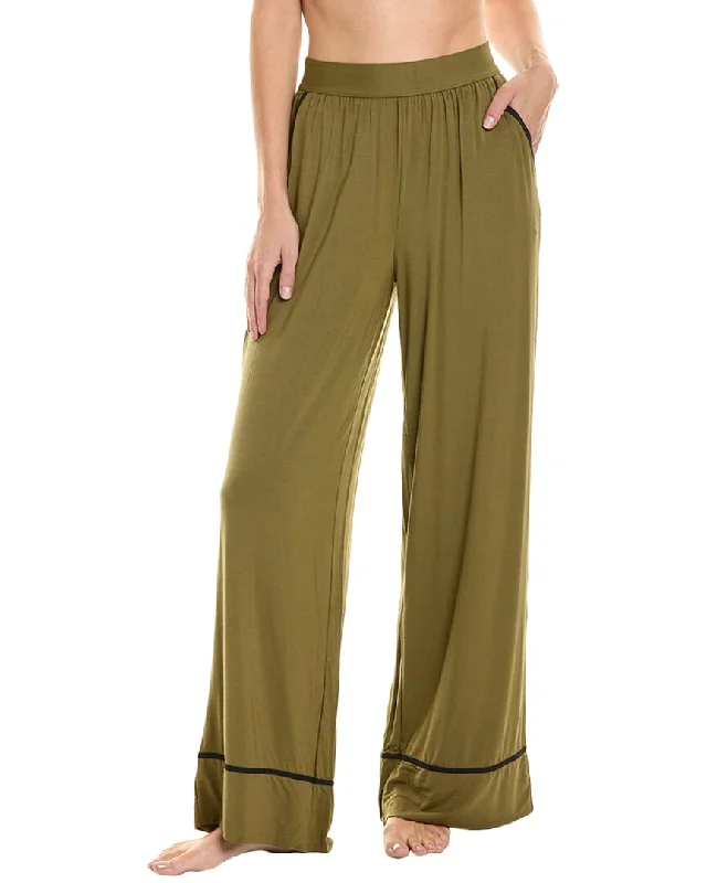 women's designer pantsWeWoreWhat Piped Wide Leg Pant