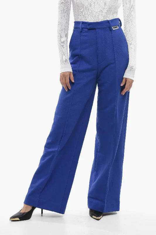 women's bootcut pantsVetements High-waisted Pants with Front Pleats