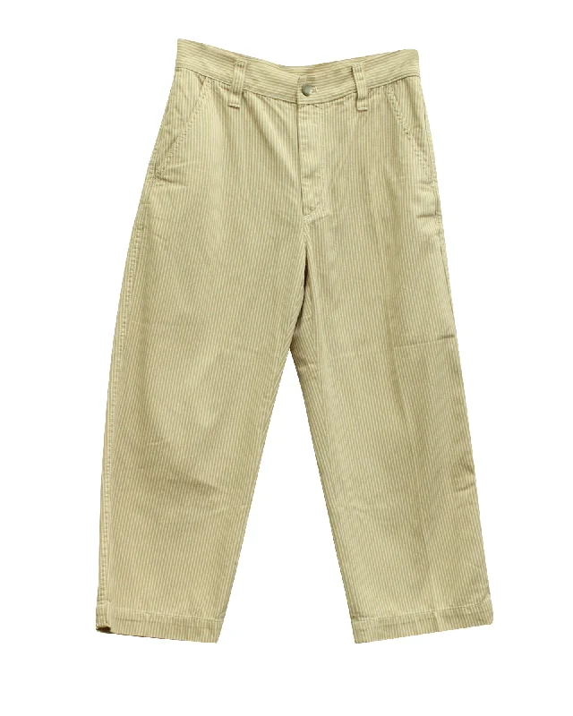 women's convertible pantsMarc Jacobs Stripe Pants in Beige Cotton