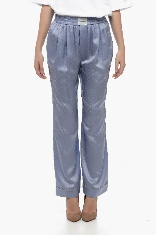 women's cotton pantsAlexander Wang T by ALEXANDER WANG Silk Sleeping Pants with Paisley Motif