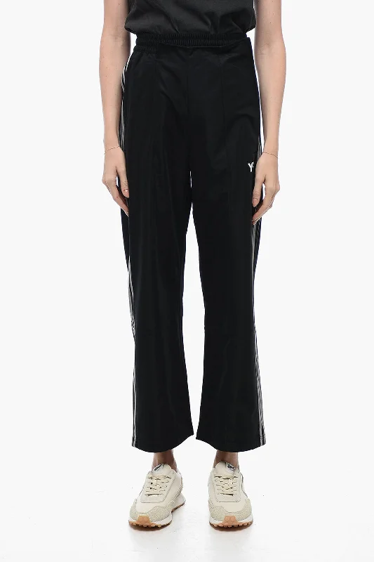 women's party pantsY-3 by Yohji Yamamoto Logoed Double-layered Joggers