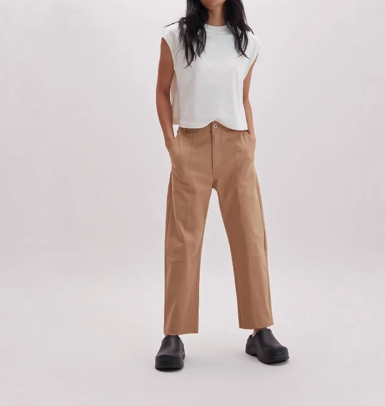 women's zipper pantsArcher Twill Pants In Khaki