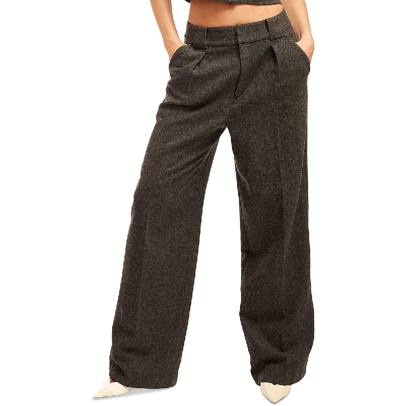 women's high-performance pantsOwen Womens Pleated Work Wear Wide Leg Pants