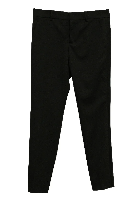 women's solid-color pantsGucci Tuxedo Pants in Black Wool