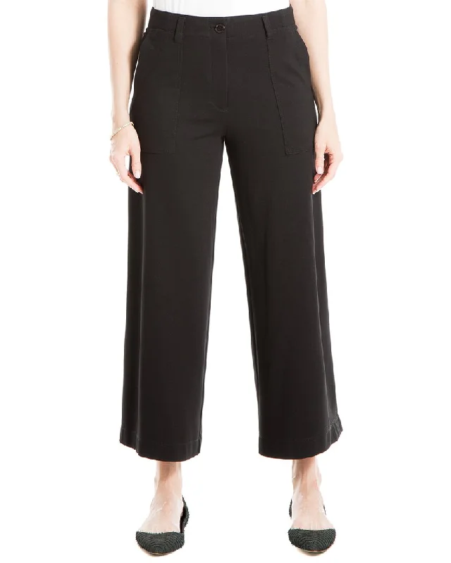 women's retro pantsMax Studio Crop Wide Leg Ponte Pant