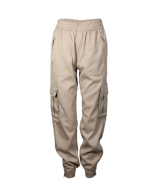 women's hot pantsPolo Ralph Lauren Cargo Pants in Beige Lyocell