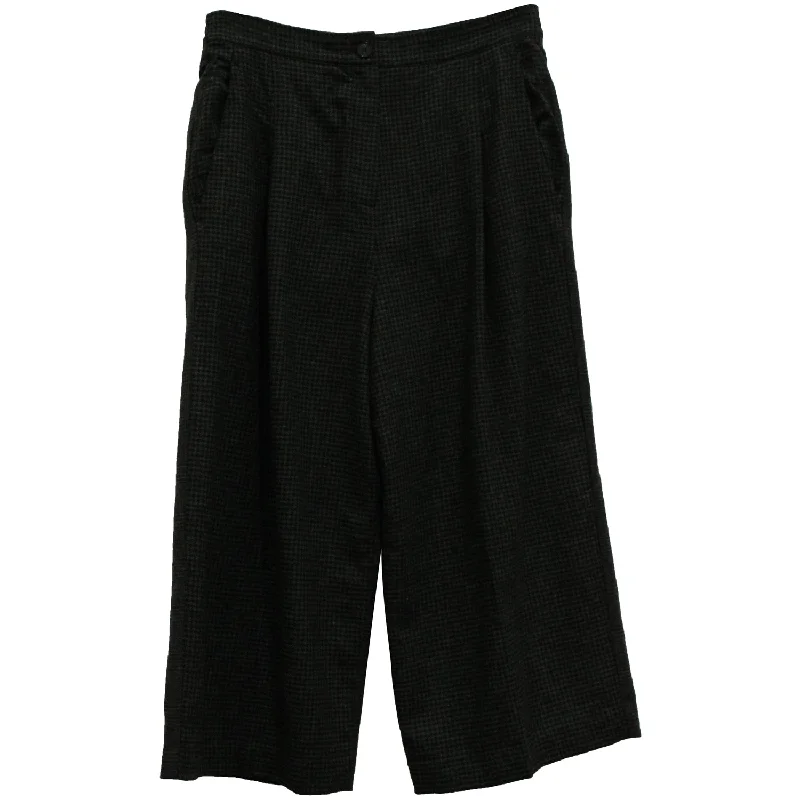 women's stretch pantsMcQ by Alexander McQueen Culottes in Grey Wool