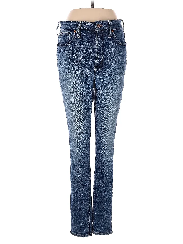 women's denim jeans for casual wearHigh-Rise Straight-leg Jeans in Medium Wash