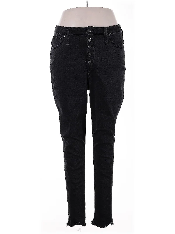 women's dark denim jeansHigh-Rise Skinny Jeans in Dark Wash