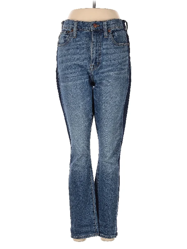 women's denim jeans for a casual FridayMid-Rise Bootleg Jeans in Medium Wash