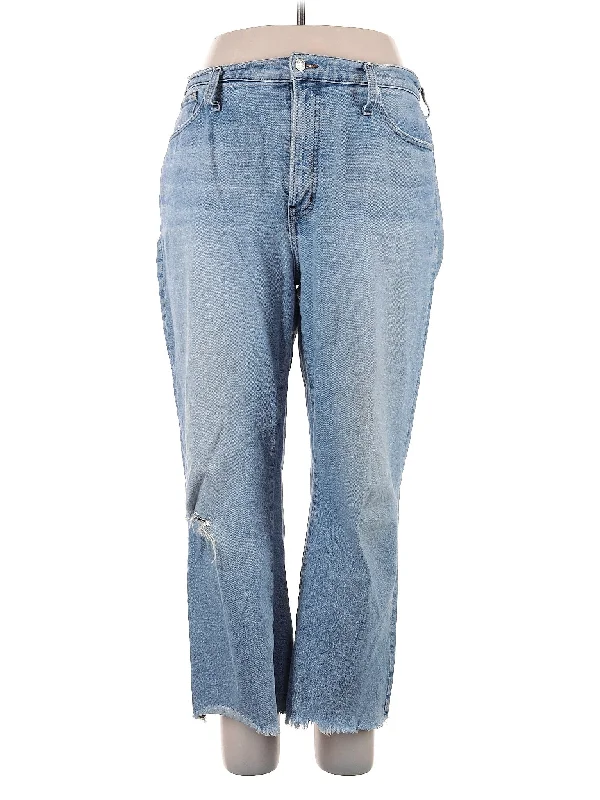 women's mid-rise denim jeansHigh-Rise Bootleg Jeans in Light Wash