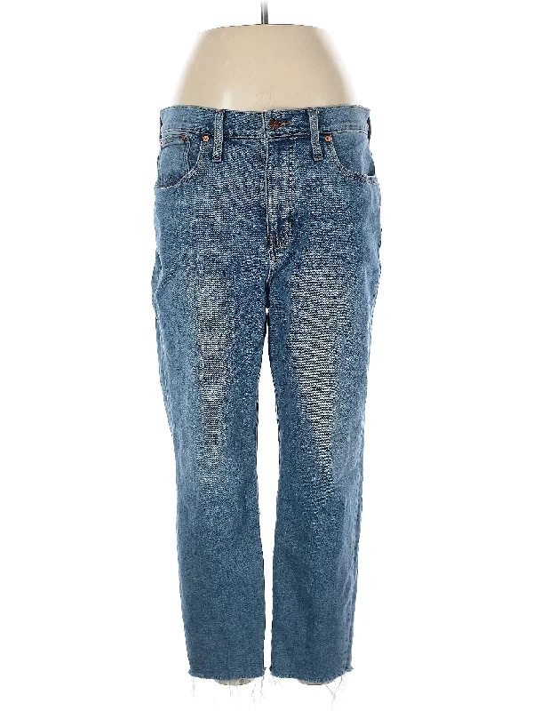 women's denim jeans with geometric patternsHigh-Rise Boyjeans Jeans in Medium Wash