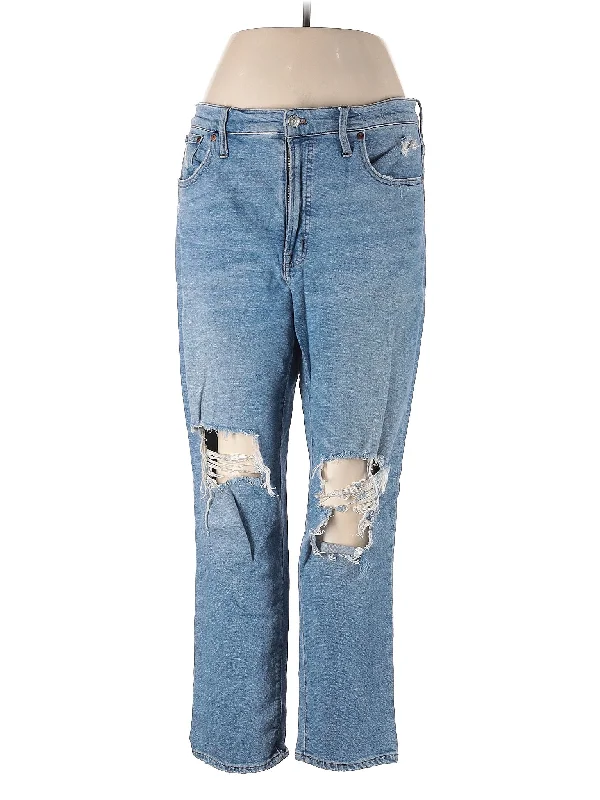 women's denim jeans with frayed edgesHigh-Rise Boyjeans Jeans