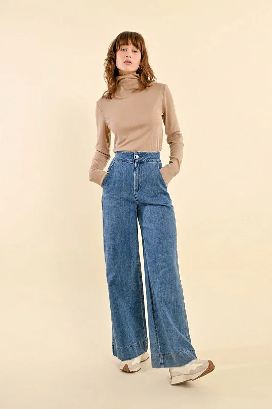 women's denim jeans for casual wearMolly Bracken Wide Leg Denim