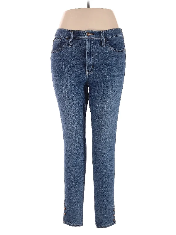 women's denim jeans for a relaxed lookHigh-Rise Straight-leg Jeans in Medium Wash