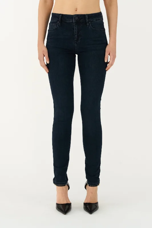 women's denim jeans with lace trimTMRW-Dylan MW jeans Austin