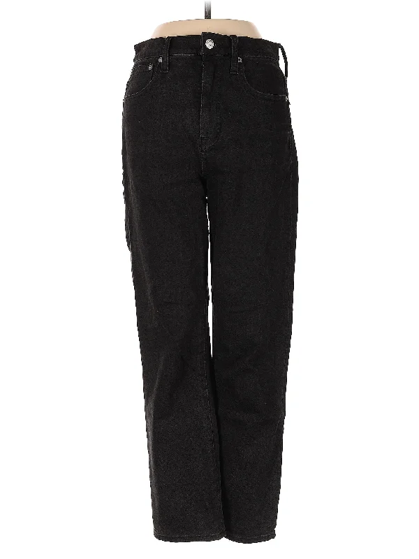 women's denim jeans for a chic appearanceHigh-Rise Straight-leg Jeans