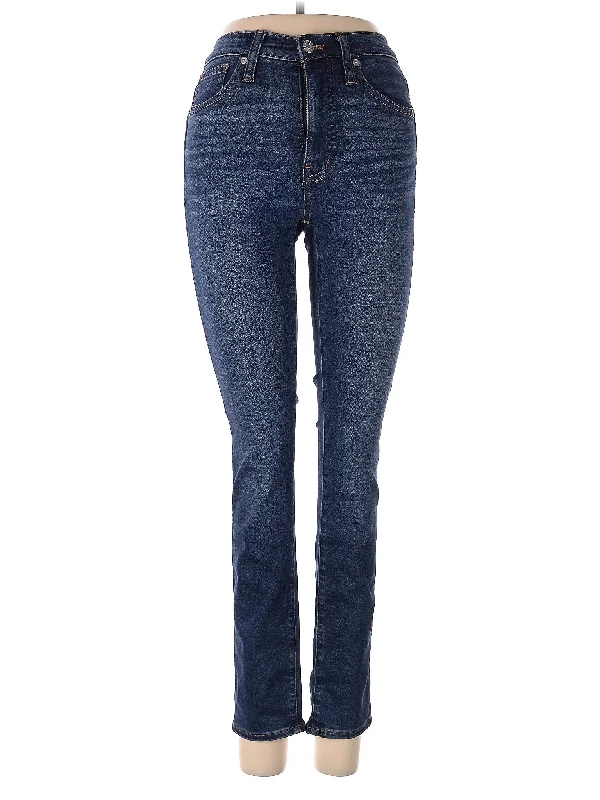 women's denim jeans with animal printsHigh-Rise Skinny Jeans in Dark Wash