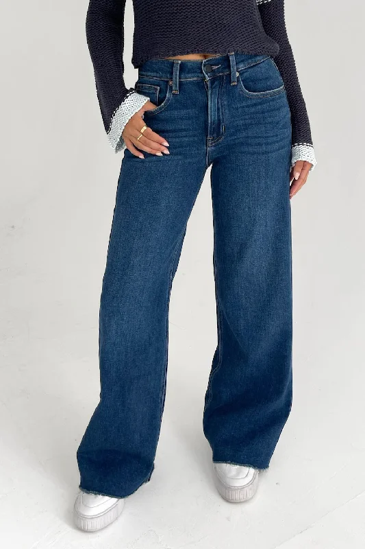 women's denim jeans for a cozy dayClyde Jeans in Dark Denim