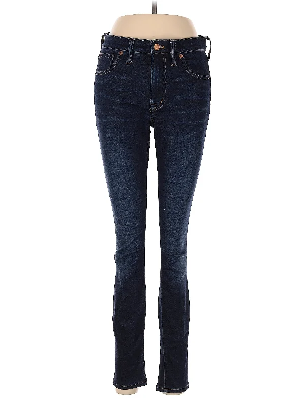 women's denim jeans with animal printsMid-Rise Skinny Jeans in Dark Wash