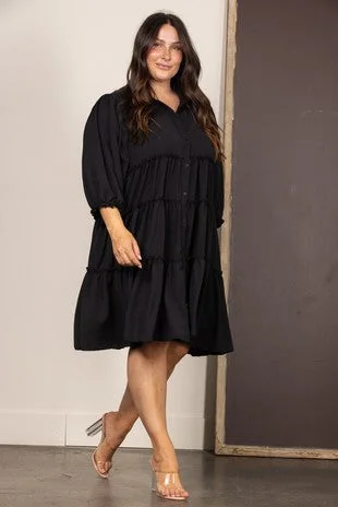 plus-size Mimi dresses in stockPlus "Endless Getaway" Mini Dress