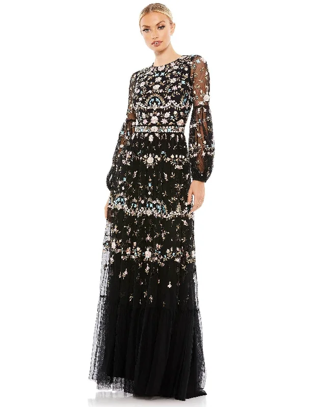 glamorous bohemian wedding dressesMac Duggal Long Mother of the Bride Dress Sale