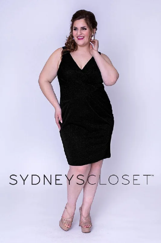 polyester party dressesShort Plus Size Homecoming Dress Sale