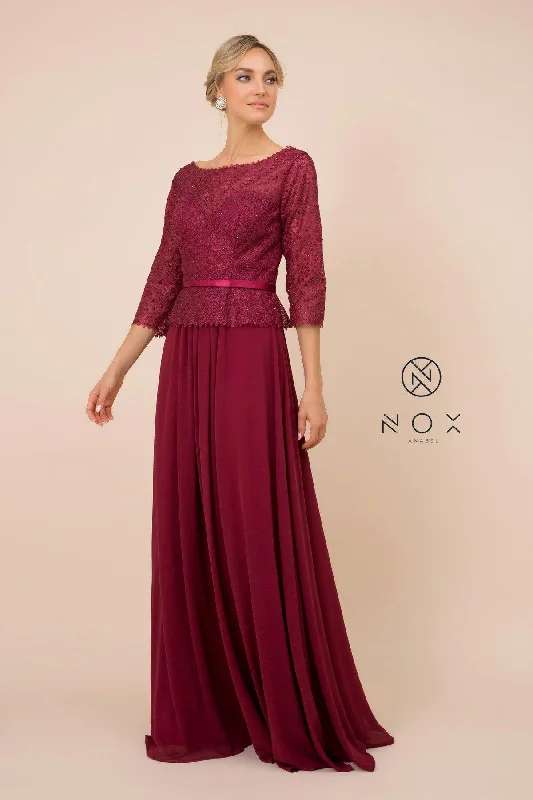 elegant bohemian wedding dressesFormal Long Mother of the Bride Dress