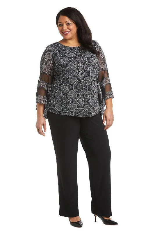 ELEGANT Formal Dress DesignsR&M Richards 7848W Formal Plus Size Pansuit Sale