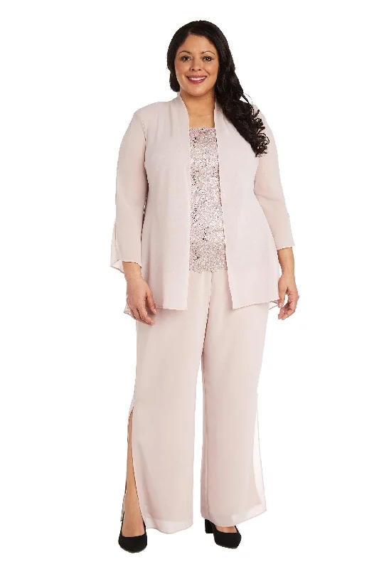 Formal Dress for Cultural FestivalsR&M Richards 7506W Plus Size Formal Pansuit Sale