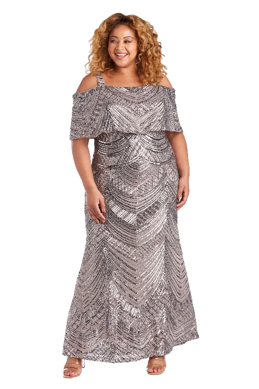 rustic chic wedding dressesR&M Richards 7146W Plus Size Mother Of The Bride Dress