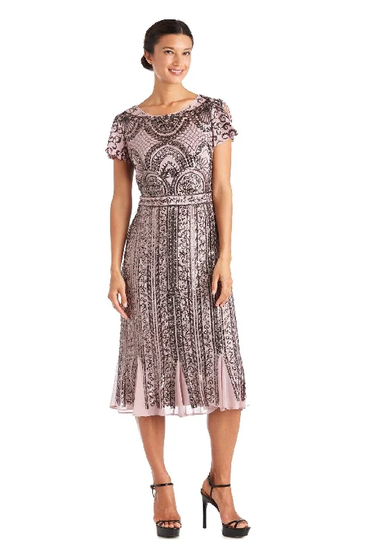 glamorous wedding dressesR&M Richards 7342 Short Mother Of The Bride Dress