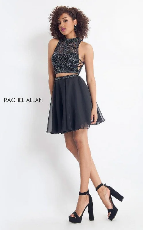 beach party dressesRachel Allan Two Piece Short Homecoming Dress 4656