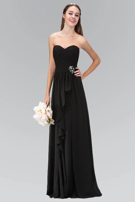 Men's Formal Dress CodesStrapless Sweetheart Chiffon Formal Long