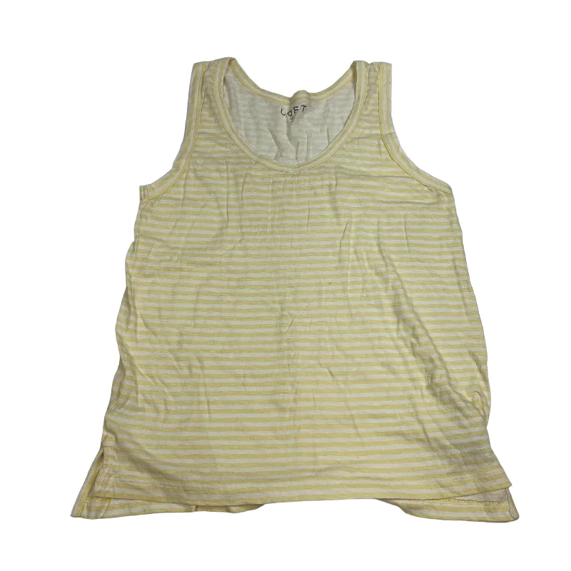 women's tops with cinched waistsTop Sleeveless Basic By Loft  Size: M