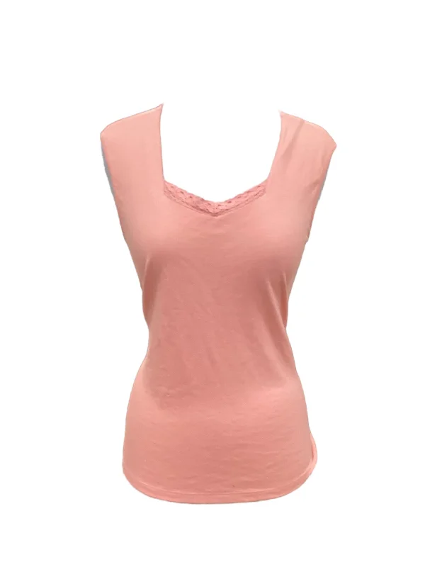 women's tops with beading accentsTop Sleeveless By Alfred Dunner  Size: M