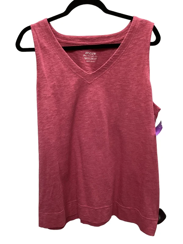 cozy women's tops for fall and winterTop Sleeveless By Chicos  Size: 3