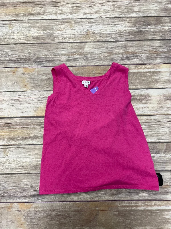 women's tops with ruffled hemsTop Sleeveless By J. Crew  Size: S