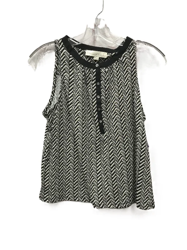 women's tops for those who love to dress up their casual looks with stylish topsTop Sleeveless By Loft  Size: Xxs