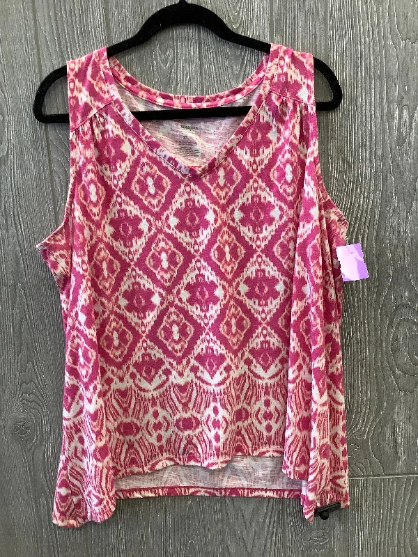 women's tops for relaxed weekendsTop Sleeveless By Sonoma  Size: Xl