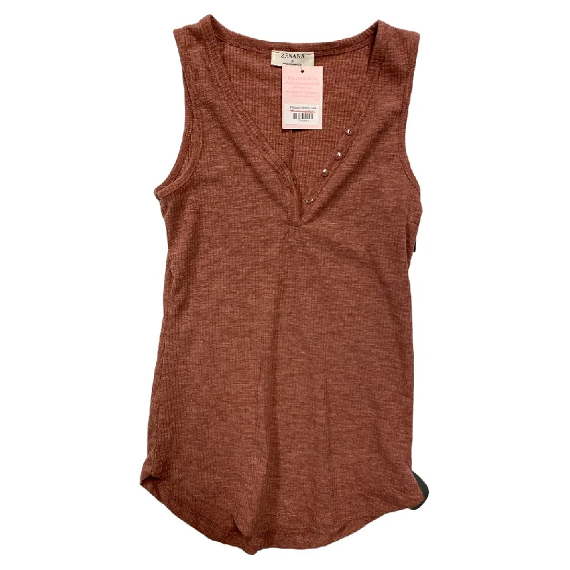 women's tops made from cottonTop Sleeveless By Zenana Outfitters  Size: S