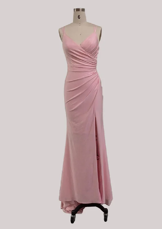 prom dresses for pear shapes10369 Pink Prom Dress