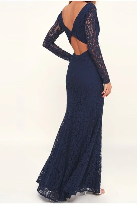 prom dress try-on ideas24895 Prom Dress Navy