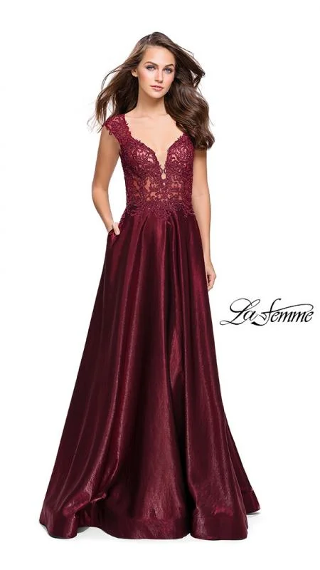 sequined prom dresses25973 Prom Dress Burgundy