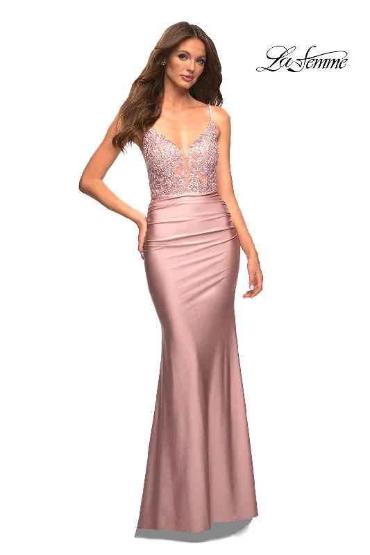 A-line prom dressesProm Dress 30466 | Mauve